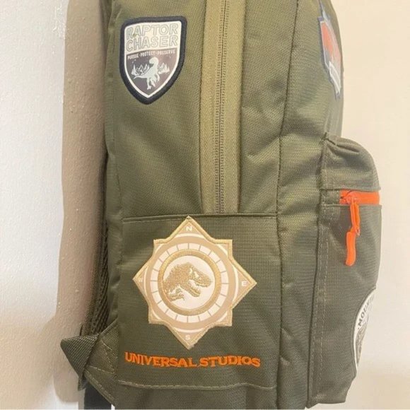 2023 BRAND NEW EDITION Universal studios GREEN Jurassic Park Backpack - Picture 13 of 16